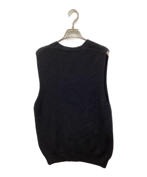 Y's for living（ワイズフォーリビング）Y's for living (ワイズフォーリビング) ニットベスト ブラック サイズ:FREEの古着・服飾アイテム