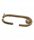 MARIA BLACKマリアブラック）の古着「Oval with Pearl(片耳用)」