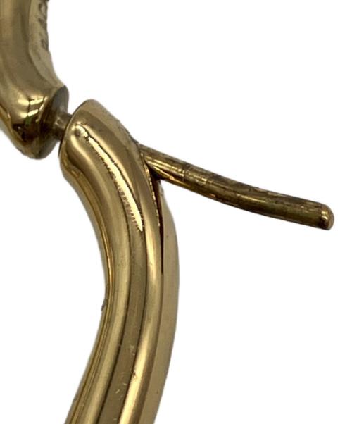 MARIA BLACK（マリアブラック）MARIA BLACK (マリアブラック) オーバルリンクピアス（片耳用） ゴールドの古着・服飾アイテム