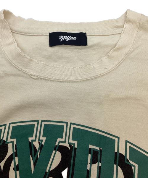 myne（マイン）myne (マイン) MYne Printed Tee アイボリー サイズ:SIZE Lの古着・服飾アイテム