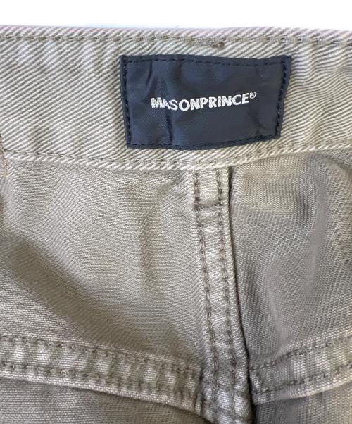 masonprince（メゾンプリンス）masonprince (メゾンプリンス) ダメージジーンズ ブラウン サイズ:Mの古着・服飾アイテム