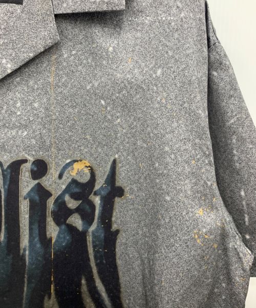 CVTVLIST（カタリスト）CVTVLIST (カタリスト) CTLS I Marble Drip shirt グレー サイズ:2の古着・服飾アイテム