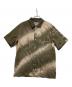 A BATHING APE（ア ベイシング エイプ）の古着「Ape Head One Point Tie Dye Shirt」｜オリーブ×ベージュ