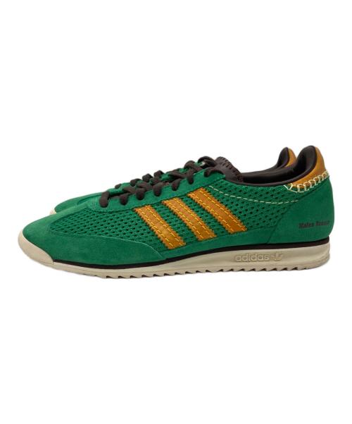 adidas（アディダス）adidas (アディダス) WALES BONNER (ウェールズボナー) コラボローカットスニーカー グリーン サイズ:27.5㎝の古着・服飾アイテム