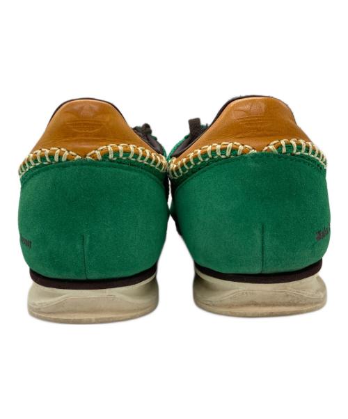 adidas（アディダス）adidas (アディダス) WALES BONNER (ウェールズボナー) コラボローカットスニーカー グリーン サイズ:27.5㎝の古着・服飾アイテム