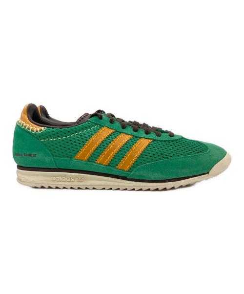 adidas（アディダス）adidas (アディダス) WALES BONNER (ウェールズボナー) コラボローカットスニーカー グリーン サイズ:27.5㎝の古着・服飾アイテム