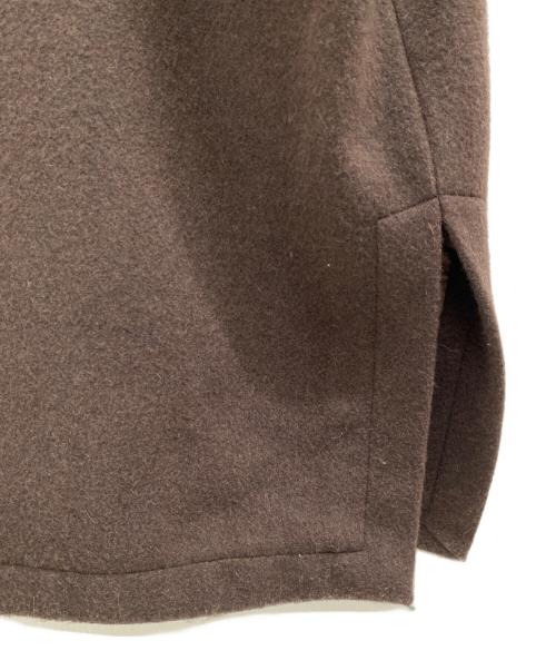 BASISBROEK（バージスブルック）BASISBROEK (バージスブルック) GREAT (グレート) スタンドカラーオーバーロングコート ブラウン サイズ:3の古着・服飾アイテム