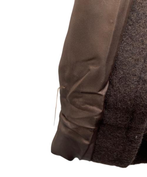 BASISBROEK（バージスブルック）BASISBROEK (バージスブルック) GREAT (グレート) スタンドカラーオーバーロングコート ブラウン サイズ:3の古着・服飾アイテム