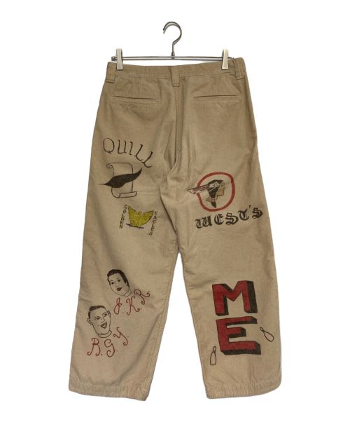 Are You Different（アーユーディファレント）Are You Different (アーユーディファレント) WESTOVERALLS (ウエストオーバーオールズ) AYD MEMORIAL TROUSERS ベージュ サイズ:W32の古着・服飾アイテム
