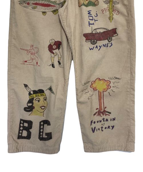 Are You Different（アーユーディファレント）Are You Different (アーユーディファレント) WESTOVERALLS (ウエストオーバーオールズ) AYD MEMORIAL TROUSERS ベージュ サイズ:W32の古着・服飾アイテム