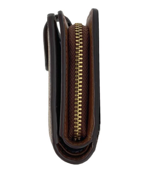 COACH（コーチ）COACH (コーチ) 2つ折り財布 F23553 ブラウンの古着・服飾アイテム