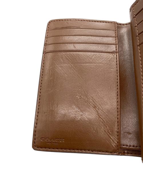 COACH（コーチ）COACH (コーチ) 2つ折り財布 F23553 ブラウンの古着・服飾アイテム