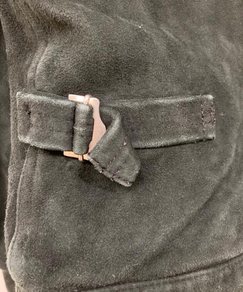 edition（エディション）edition (エディション) スウェードジャケット グリーン サイズ:XSの古着・服飾アイテム