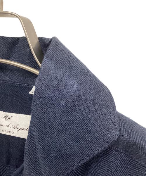 Massimo d' Augusto（マッシモダウグスト）Massimo d' Augusto (マッシモダウグスト) リネンプルオーバーシャツ ネイビー サイズ:XSの古着・服飾アイテム