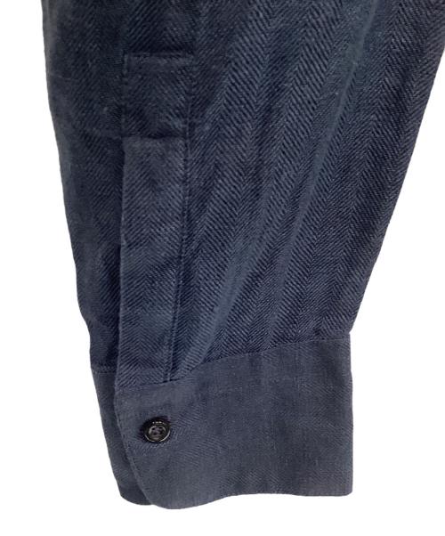 Massimo d' Augusto（マッシモダウグスト）Massimo d' Augusto (マッシモダウグスト) リネンプルオーバーシャツ ネイビー サイズ:XSの古着・服飾アイテム
