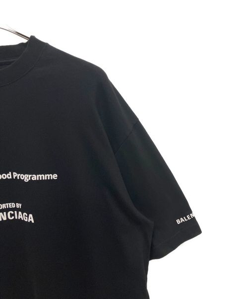 BALENCIAGA（バレンシアガ）BALENCIAGA (バレンシアガ) WFP SHORT SLEEVE T‐SHIRT WFP ブラック サイズ:XXLの古着・服飾アイテム