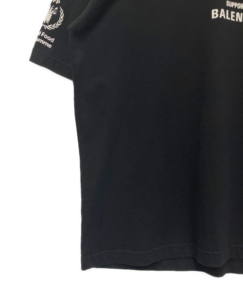 BALENCIAGA（バレンシアガ）BALENCIAGA (バレンシアガ) WFP SHORT SLEEVE T‐SHIRT WFP ブラック サイズ:XXLの古着・服飾アイテム