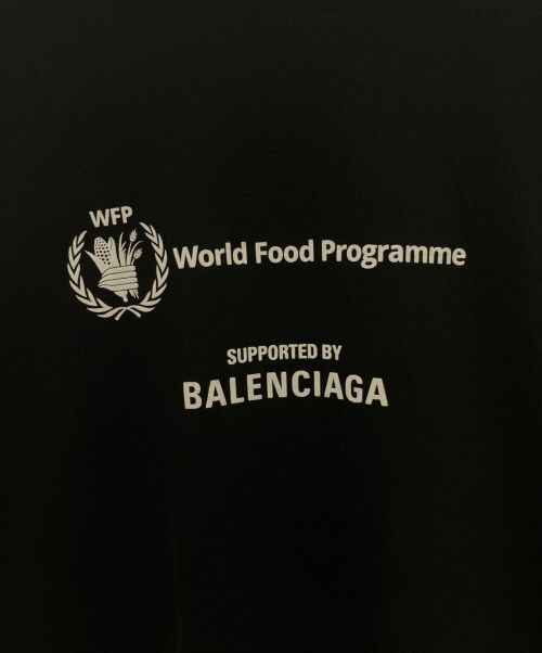 BALENCIAGA（バレンシアガ）BALENCIAGA (バレンシアガ) WFP SHORT SLEEVE T‐SHIRT WFP ブラック サイズ:XXLの古着・服飾アイテム