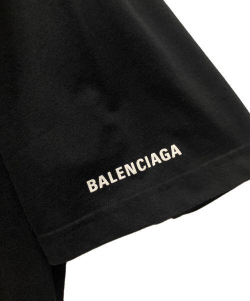 BALENCIAGA（バレンシアガ）BALENCIAGA (バレンシアガ) WFP SHORT SLEEVE T‐SHIRT WFP ブラック サイズ:XXLの古着・服飾アイテム