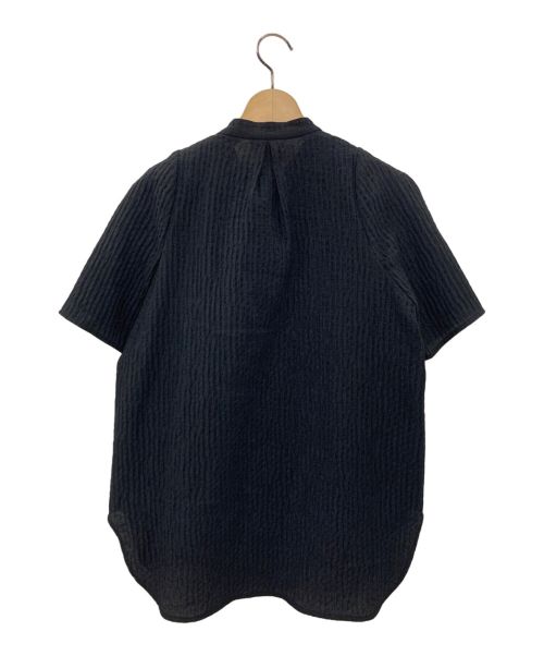 YORI（ヨリ）yori (ヨリ) フクレリボンブラウス ブラック サイズ:36の古着・服飾アイテム