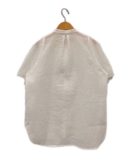 YORI（ヨリ）yori (ヨリ) フクレリボンブラウス ホワイト サイズ:36の古着・服飾アイテム