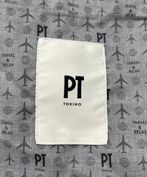 PT TORINO（ピーティートリノ）PT TORINO (ピーティートリノ) サキソニーウールテクノウォッシャブル スラックス グレー サイズ:42の古着・服飾アイテム