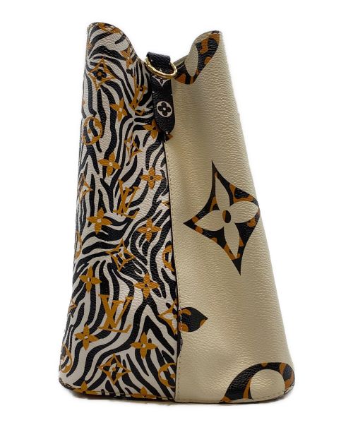 LOUIS VUITTON（ルイ ヴィトン）LOUIS VUITTON (ルイ ヴィトン) モノグラム ジャングル ネオノエ ショルダーバッグ アイボリー×ブラック×イエローの古着・服飾アイテム