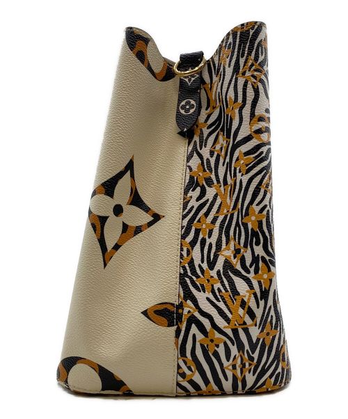 LOUIS VUITTON（ルイ ヴィトン）LOUIS VUITTON (ルイ ヴィトン) モノグラム ジャングル ネオノエ ショルダーバッグ アイボリー×ブラック×イエローの古着・服飾アイテム