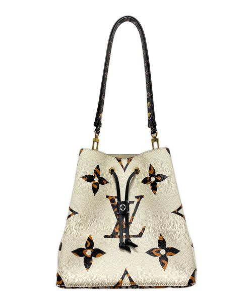 LOUIS VUITTON（ルイ ヴィトン）LOUIS VUITTON (ルイ ヴィトン) モノグラム ジャングル ネオノエ ショルダーバッグ アイボリー×ブラック×イエローの古着・服飾アイテム