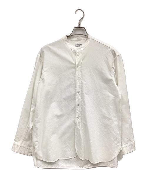 RAKINES（ラキネス）RAKINES (ラキネス) バンドカラーシャツ ホワイト サイズ:2の古着・服飾アイテム