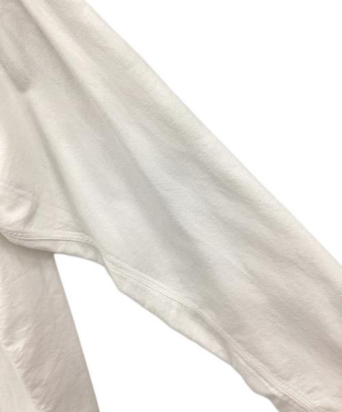RAKINES（ラキネス）RAKINES (ラキネス) バンドカラーシャツ ホワイト サイズ:2の古着・服飾アイテム