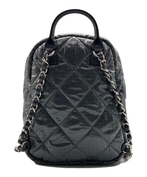 CHANEL（シャネル）CHANEL (シャネル) CHANEL ココ ネージュ マトラッセ ココマーク チェーン ミニ リュック グレー サイズ:ミニ/miniの古着・服飾アイテム
