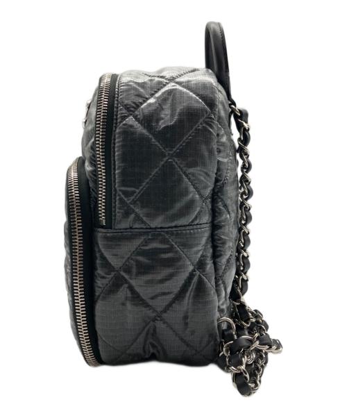 CHANEL（シャネル）CHANEL (シャネル) CHANEL ココ ネージュ マトラッセ ココマーク チェーン ミニ リュック グレー サイズ:ミニ/miniの古着・服飾アイテム