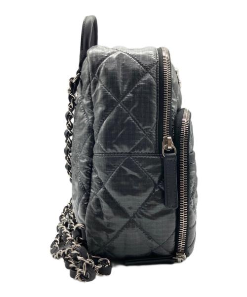 CHANEL（シャネル）CHANEL (シャネル) CHANEL ココ ネージュ マトラッセ ココマーク チェーン ミニ リュック グレー サイズ:ミニ/miniの古着・服飾アイテム