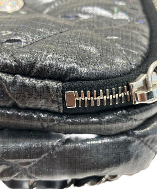 CHANEL（シャネル）CHANEL (シャネル) CHANEL ココ ネージュ マトラッセ ココマーク チェーン ミニ リュック グレー サイズ:ミニ/miniの古着・服飾アイテム