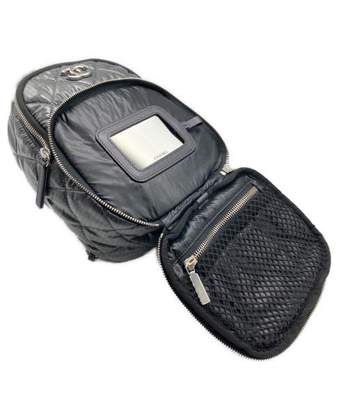 CHANEL（シャネル）CHANEL (シャネル) CHANEL ココ ネージュ マトラッセ ココマーク チェーン ミニ リュック グレー サイズ:ミニ/miniの古着・服飾アイテム