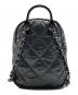 CHANEL (シャネル) CHANEL ココ ネージュ マトラッセ ココマーク チェーン ミニ リュック グレー サイズ:ミニ/mini：470000円