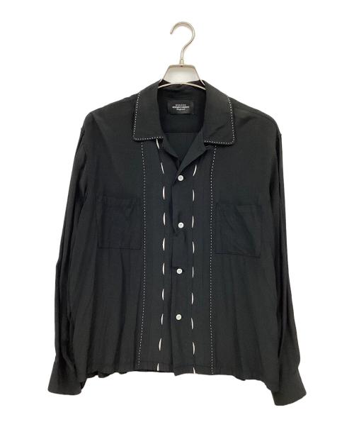 UNUSED（アンユーズド）UNUSED (アンユーズド) レーヨンシャツ ブラック サイズ:2の古着・服飾アイテム