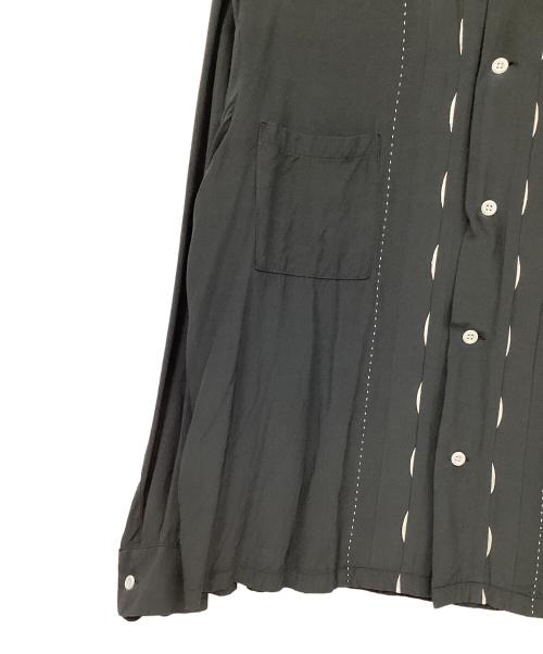 UNUSED（アンユーズド）UNUSED (アンユーズド) レーヨンシャツ ブラック サイズ:2の古着・服飾アイテム