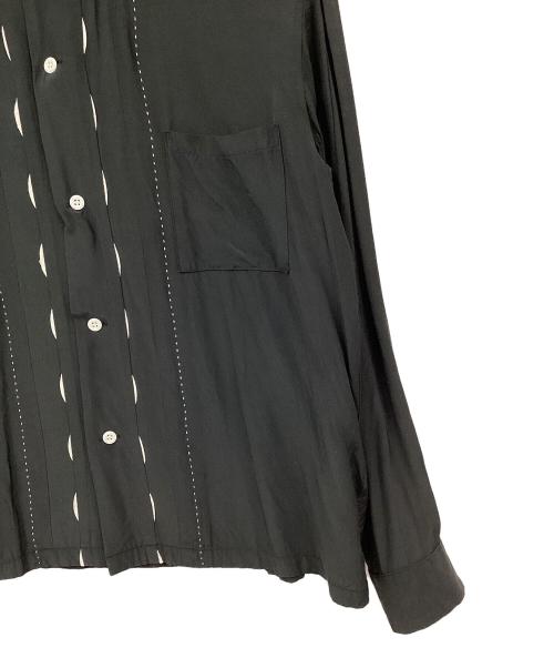 UNUSED（アンユーズド）UNUSED (アンユーズド) レーヨンシャツ ブラック サイズ:2の古着・服飾アイテム