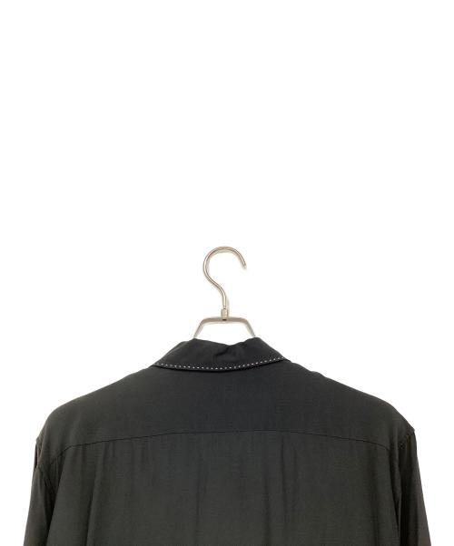 UNUSED（アンユーズド）UNUSED (アンユーズド) レーヨンシャツ ブラック サイズ:2の古着・服飾アイテム