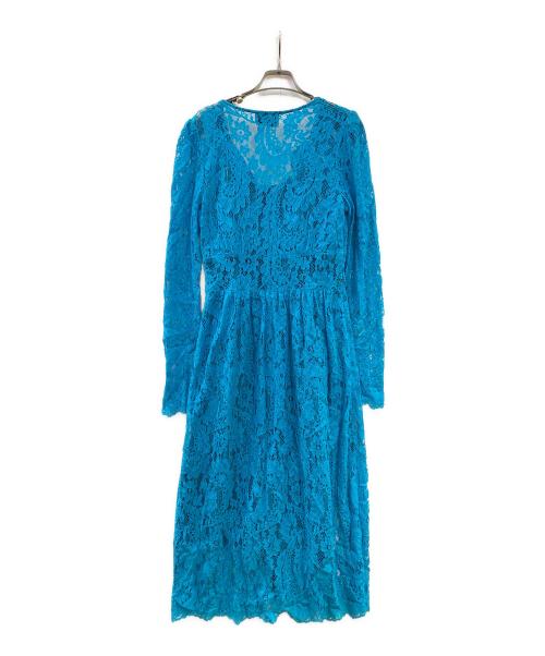 masaco teranishi（マサコテラニシ）masaco teranishi (マサコテラニシ) ロングレースワンピース ブルー サイズ:ーの古着・服飾アイテム