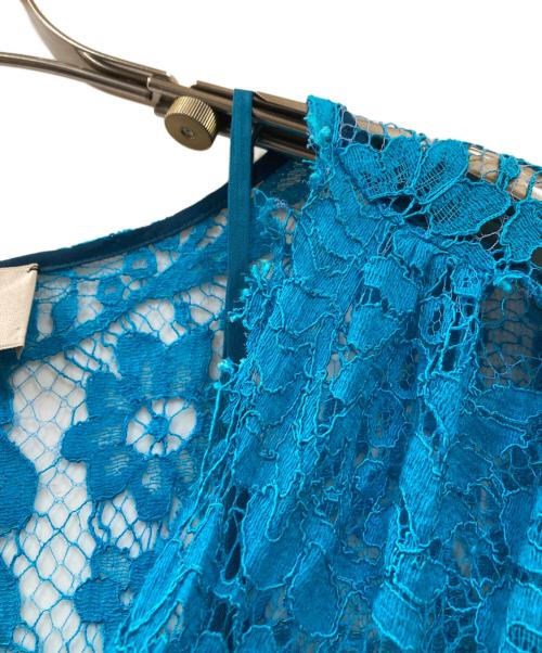 masaco teranishi（マサコテラニシ）masaco teranishi (マサコテラニシ) ロングレースワンピース ブルー サイズ:ーの古着・服飾アイテム