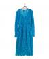 masaco teranishi (マサコテラニシ) ロングレースワンピース ブルー サイズ:ー：5000円