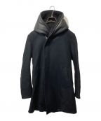 1piu1uguale3ウノピュウノウグァーレトレ）の古着「WRAP HOOD」｜ブラック