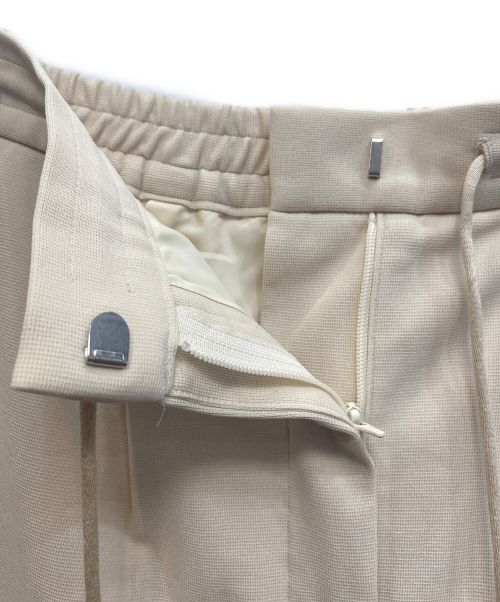 BALLSEY（ボールジィ）BALLSEY (ボールジィ) プレシャスモックドローストリングストレートパンツ アイボリー サイズ:34の古着・服飾アイテム