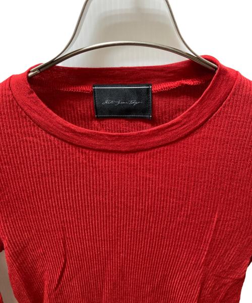 rita jeans tokyo（リタジーンズトウキョウ）rita jeans tokyo (リタジーンズトウキョウ) CREWNECK WOOL RIB KNIT レッド サイズ:なしの古着・服飾アイテム