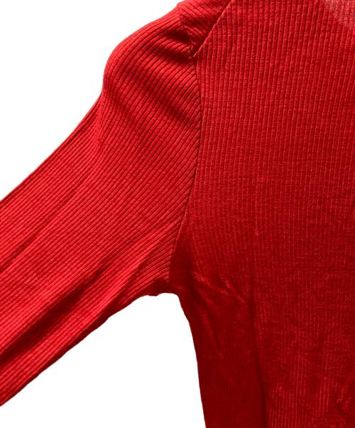 rita jeans tokyo（リタジーンズトウキョウ）rita jeans tokyo (リタジーンズトウキョウ) CREWNECK WOOL RIB KNIT レッド サイズ:なしの古着・服飾アイテム