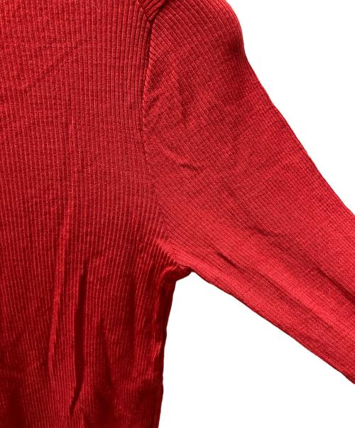 rita jeans tokyo（リタジーンズトウキョウ）rita jeans tokyo (リタジーンズトウキョウ) CREWNECK WOOL RIB KNIT レッド サイズ:なしの古着・服飾アイテム
