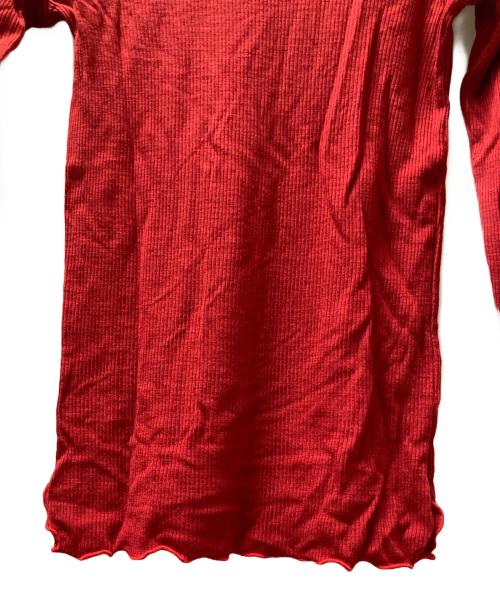 rita jeans tokyo（リタジーンズトウキョウ）rita jeans tokyo (リタジーンズトウキョウ) CREWNECK WOOL RIB KNIT レッド サイズ:なしの古着・服飾アイテム